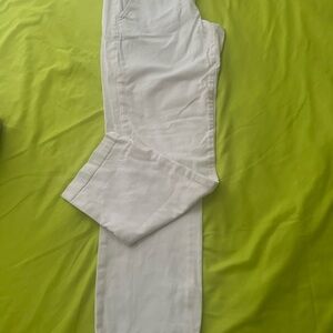 Pilcro and the Letterpress White Skinny Jeans